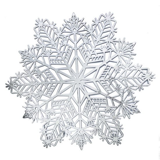 PVC cut-out table placemat Xmas design