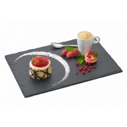 Handmade Eco-Friendly Luxury Natural Black Slate Dinnerware