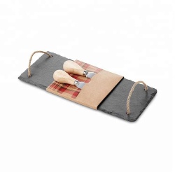 Cheese Set Slate and knife promotion gift set