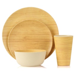 Hot selling Bamboo Fiber Dinnerware Sets