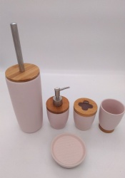 5pcs ceramic bathroom set