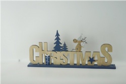 Xmas wooden table decoration