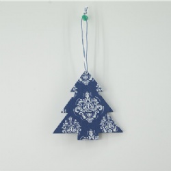 Xmas wooden hanging tree decoration