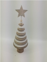 Wooden&bamboo Xmas table decoration