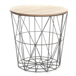 Basket side tea table