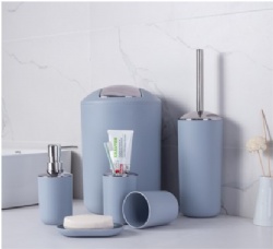 6pcs bathroom set PP+ABS material