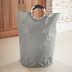 Laundry Bag with Handles - Grey