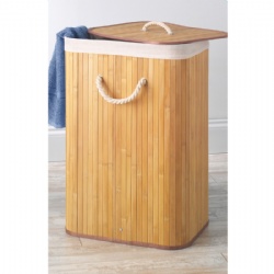 Bamboo Laundry Hamper - Natural