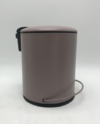 Round pedal dustbin 5L  NEW-pink