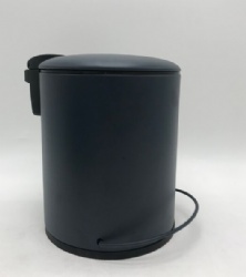 Round pedal dustbin 5L  NEW-blue